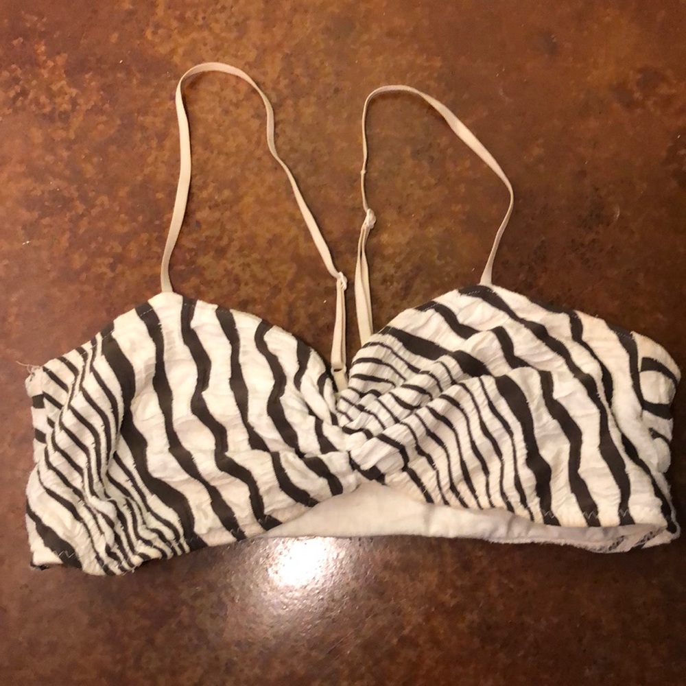 Zebra bra top
